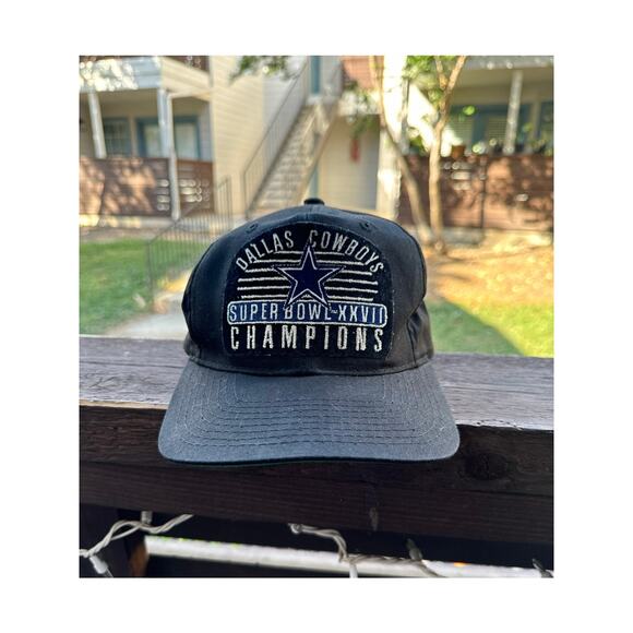 Vintage Dallas Cowboys Superbowl XXVII Champions Starter Snapback Hat - Picture 1 of 7